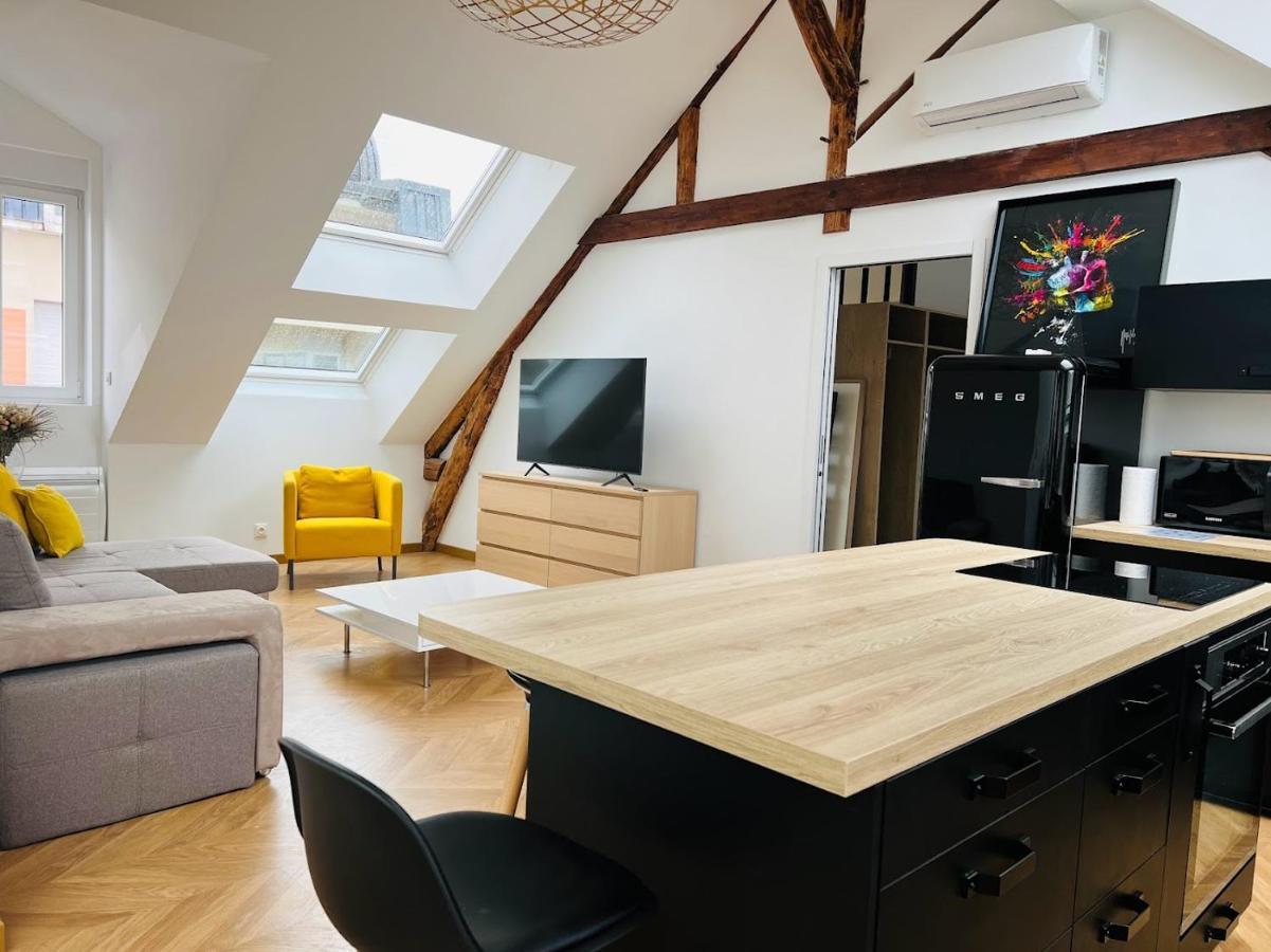 Elegant T4 Centre Reims/Parking Prive 아파트 외부 사진