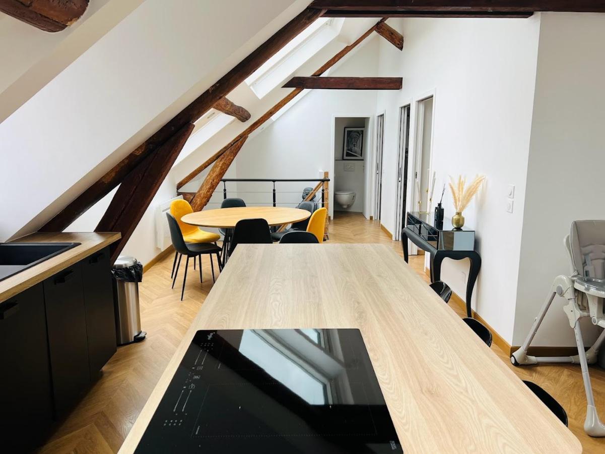 Elegant T4 Centre Reims/Parking Prive 아파트 외부 사진